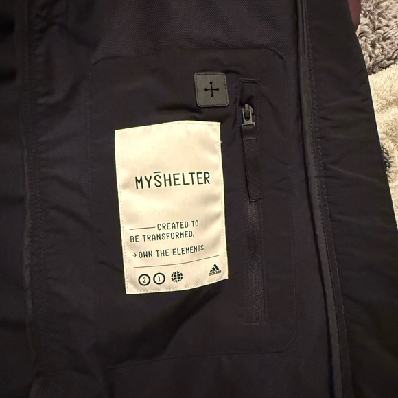 Adidas Men's Performance Jacket in Black and Gray - Picture 9 of 12